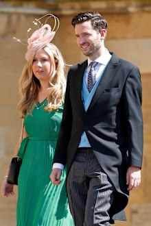 Knauf attends the wedding of Prince Harry and Meghan Markle in 2018.