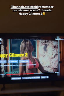 Love Island Australia star Hannah Steinfeld appears in Happy Gilmore 2
