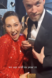 Hamish Blake and Zoe Foster Blake at the 2023 Logies 