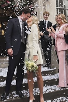 Prince William's cousin Phoebe Knatchbull gets married to Leopold Glover in London