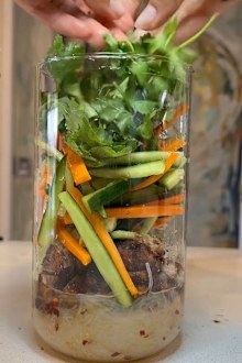 TikTok, Kat Clark, salads, lunch box