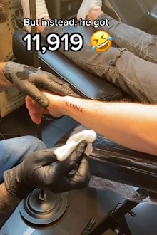 TikTok, tattoo fail, wedding anniversary, wrong date