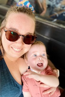 Rachel and Aston CF fundraiser
