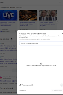 Google Preferred Sources 