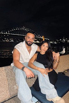 Kris Fade and Brianna Fade in Sydney