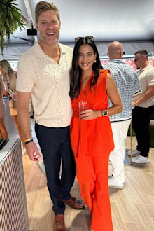 Lorraine Monforte and Dr Chris Brown hardlaunch on Instagram