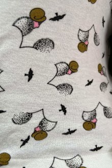 Unusual pattern on baby jumper. 