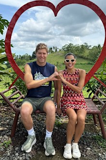 Lorraine Monforte and Dr Chris Brown hardlaunch on Instagram