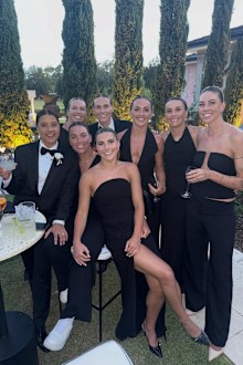 Emily Van Egmond posts about Sam Kerr and Kristie Mewis' wedding