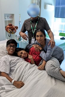 Praneel in hospital recovering