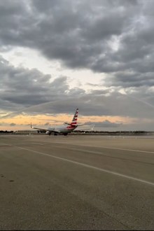American airlines pilot retirement canon salute