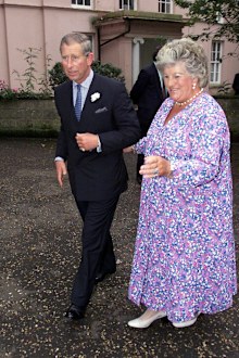 Lady Mary Colman with Prince Charles