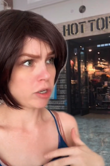 Young woman step mother claim TikTok re-enactment