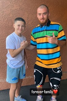 Euphoria star Javon Walton with late star Angus Cloud