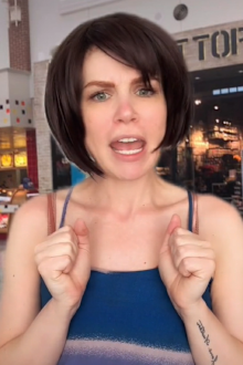 Young woman step mother claim TikTok video