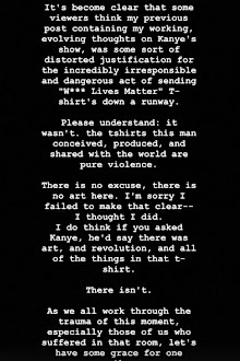 Vogue contributing editor Gabriella Karefa-Johnson hits out at Kanye West.