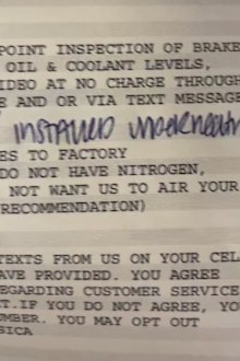 The woman asked for her car to be checked for the device during a service.