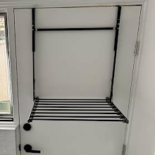 Kmart behind the door airer installed in laundry