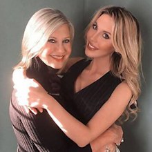 Olivia Newton-John, daughter, Chloe Lattanzi, throwback photo