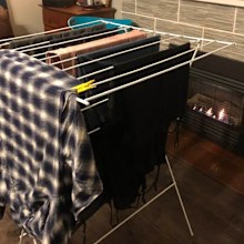 Laundry clothes airer drying hack
