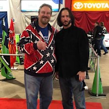 Keanu Reeves lookalike.