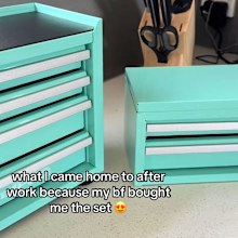 Tool Pro tool chest, four and two drawer in aqua from Super Cheap Auto