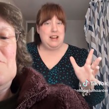 Ann Russell responds to question on TikTok about dust in the bathroom and how to clean it