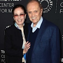 Bob Newhart and wife Ginny Newhart in 2018.