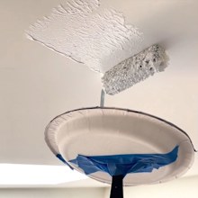Megan shows how she used paper plates to make painting mess-free, DIY hacks, painting hacks
