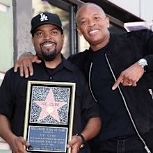 Ice Cube and Dr Dre.