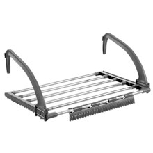 Boxsweden 90 x 31.5cm Stainless Steel Extendable Clothes Airer, Bunnings