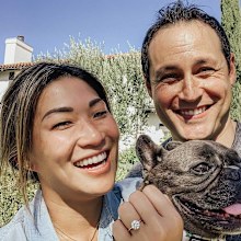 Jenna Ushkowitz is engaged to boyfriend David Stanley.