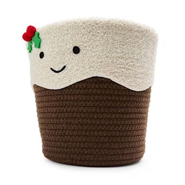 Christmas Pudding Basket: $8