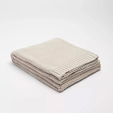 Jaspin Knitted Throw: $35