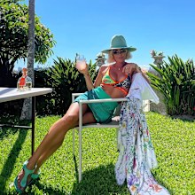 Pip Edwards shares photos of her 2022 New Year's celebrations