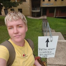Mady Lismore volunteer International Women's Day