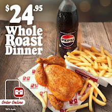 Red Rooster Whole Roast Dinner meal