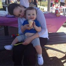 Sarah Paino was driving home after dropping her partner at work. 