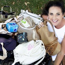 Share the Dignity founder Rochelle Courtenay has appealed for public donations to her #Itsinthebag Christmas appeal. (Share the Dignity)