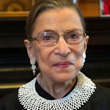 Eighty-five-year-old Supreme Court Justice Ruth Bader Ginsburg is in hospital after fracturing three ribs in a fall at her court office.