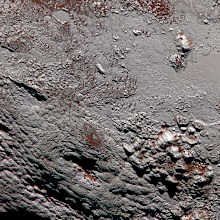 The new imagery may reveal one of the largest cryovolcanoes in the solar system. (NASA/JHUAPL/SwRI)