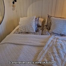 Scandinavian bed hack