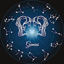 Gemini star sign. Gemini zodiac sign.