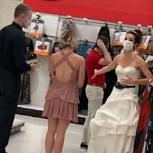 Bride confronts fiance Target US
