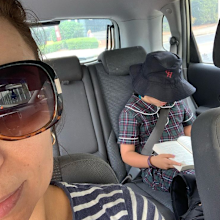 'I'd forgotten how frantic the school run can be.'