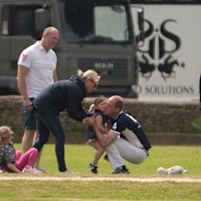 Prince William with the Tindalls