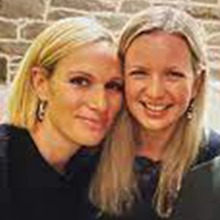 Lindsay Wallace with Zara Tindall.