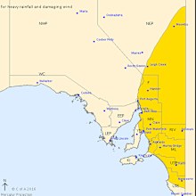 The warning area. (BoM)