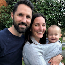 Annalize Chris Sienna happy family