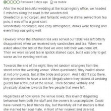 Ms Cavens’ review, which has since been deleted. 